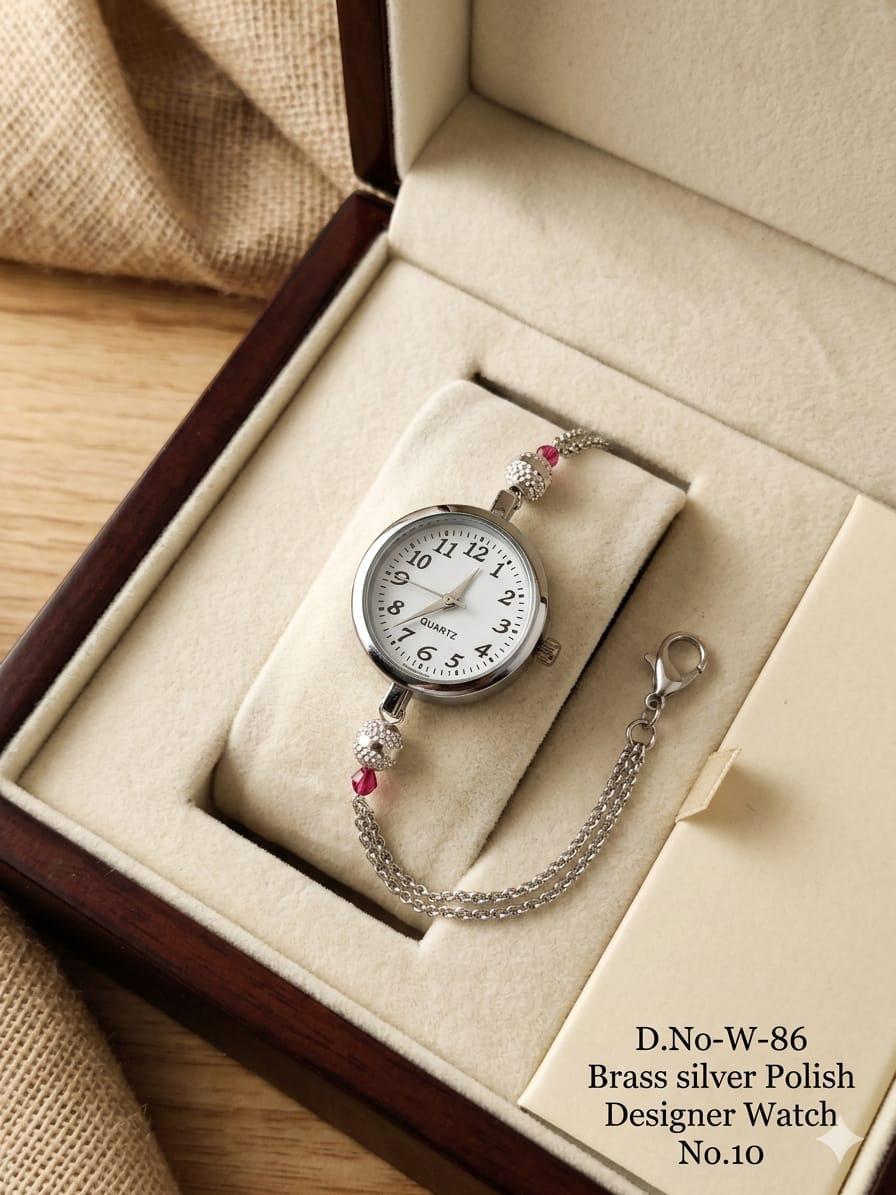 Velvet Luna Silver Charm Women's Watch