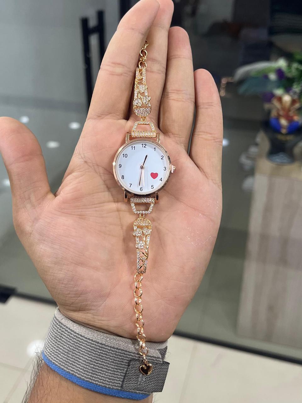 Velvet Amora Rose Gold Women's Bracelet Watch
