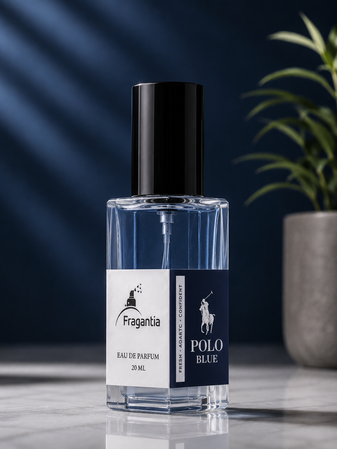 Polo Blue Eau De Parfum | Premium Long-Lasting Fragrance Perfume | Unisex | 20 mL
