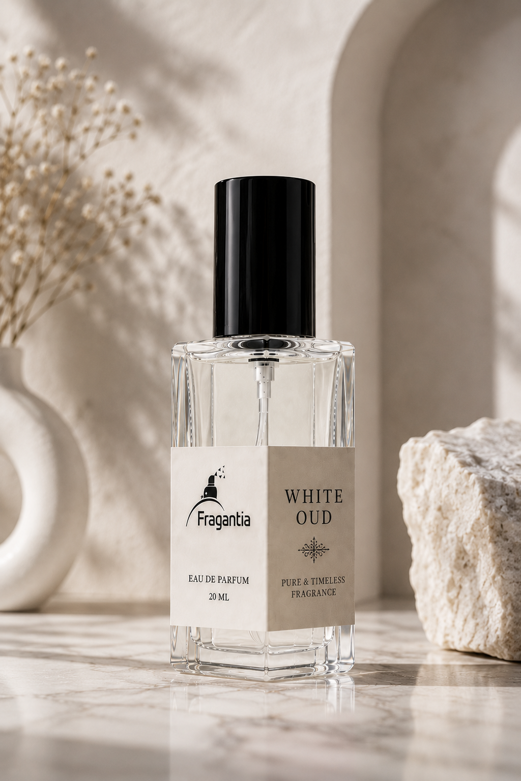 Premium Oud Perfume Combo | White Oud + Black Oud | Long-Lasting Unisex Eau De Parfum | 20 mL x 2