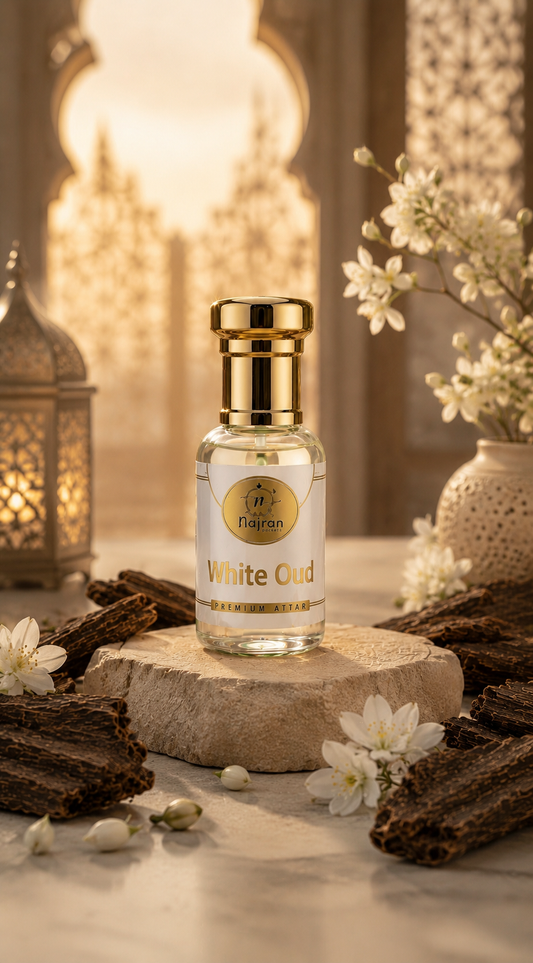 White Oud Premium Attar Perfume Oil (6ml) | Long-Lasting Fragrance | Alcohol-Free | Unisex