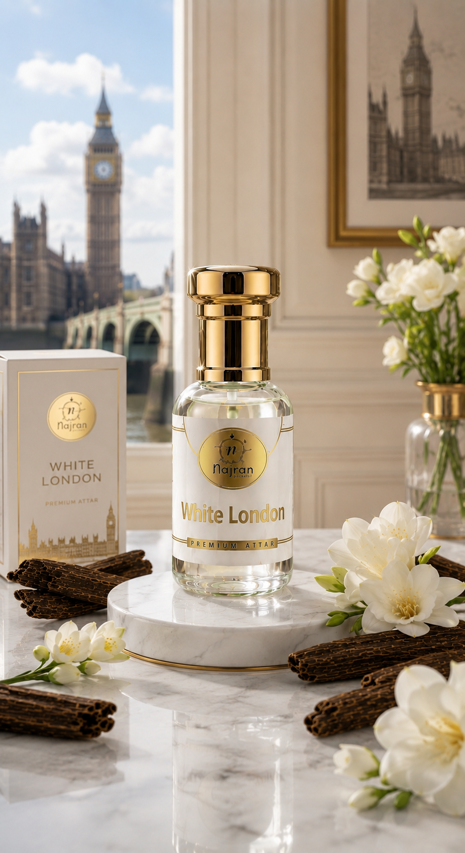 White London Premium Attar Perfume Oil (6ml) | Long-Lasting Fragrance | Alcohol-Free | Unisex