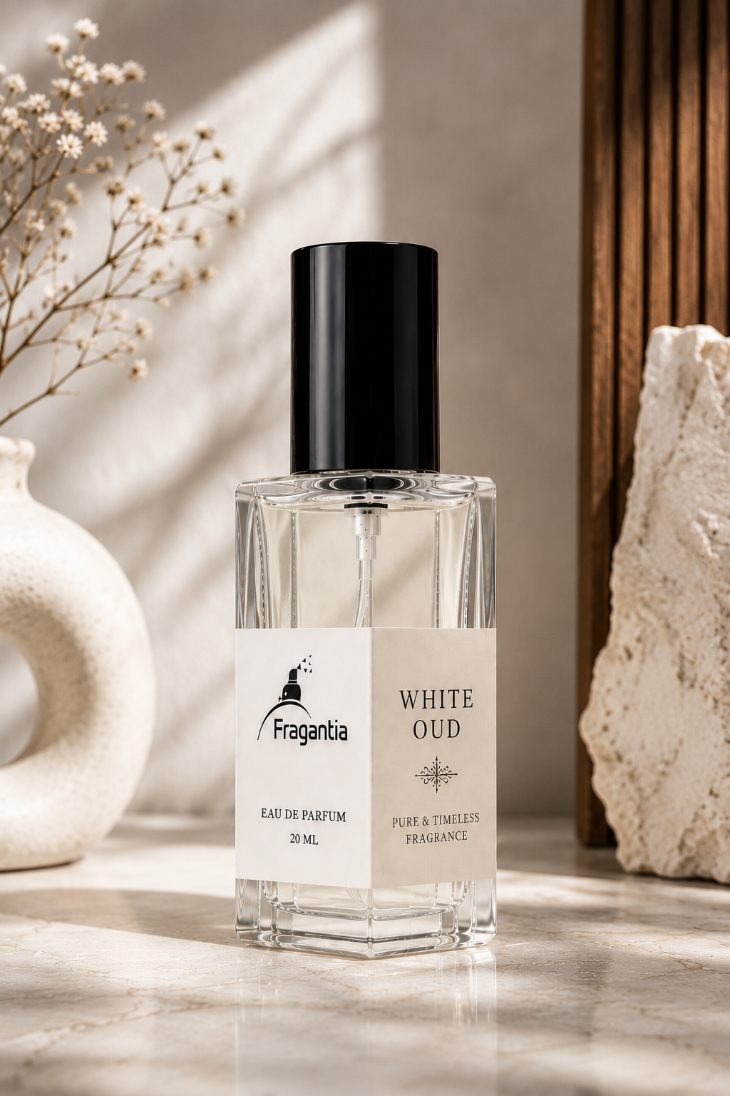 Premium Oud Perfume Combo | White Oud + Black Oud | Long-Lasting Unisex Eau De Parfum | 20 mL x 2