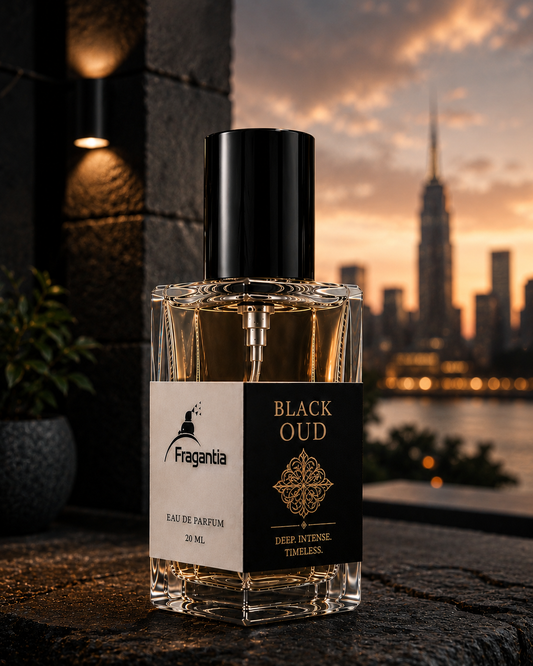 Black Oud Eau De Parfum | Premium Long-Lasting Fragrance Perfume | Unisex | 20 mL