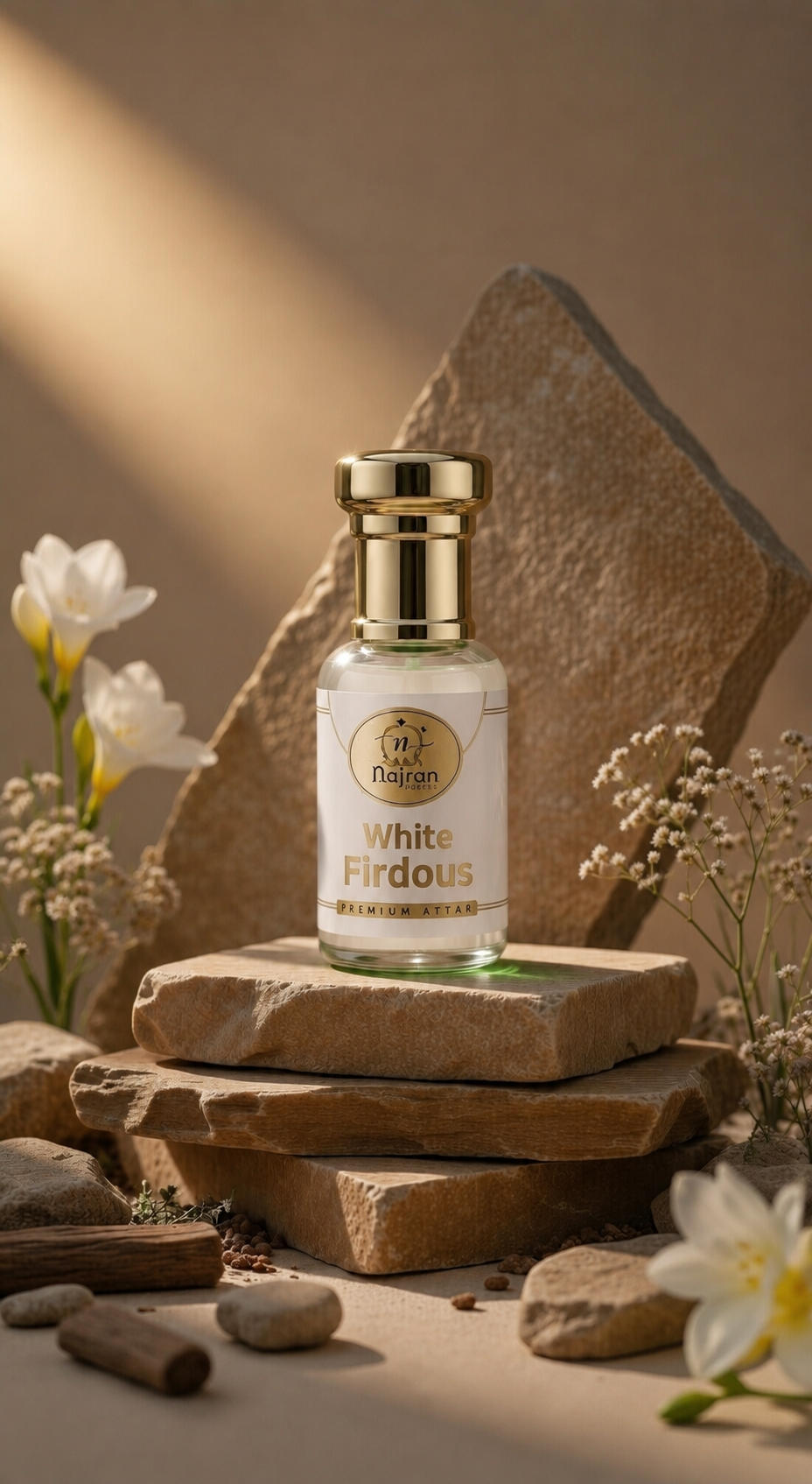 White Firdous Premium Attar Perfume Oil (6ml) | Long-Lasting Fragrance | Alcohol-Free | Unisex