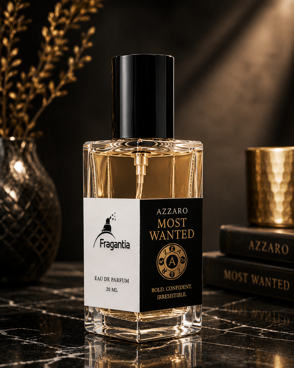 Azzaro The Most Wanted Eau De Parfum | Premium Long-Lasting Fragrance Perfume | Unisex | 20 mL
