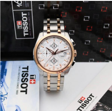 Velvet Royale Rose Gold Chronograph Watch