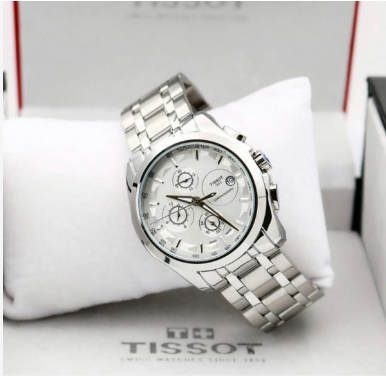 Velvet Sterling Silver Chronograph Watch