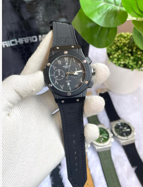 Velvet Obsidian Black Chronograph Watch