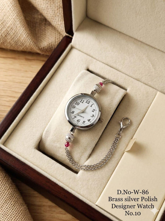 Velvet Luna Silver Charm Women's Watch