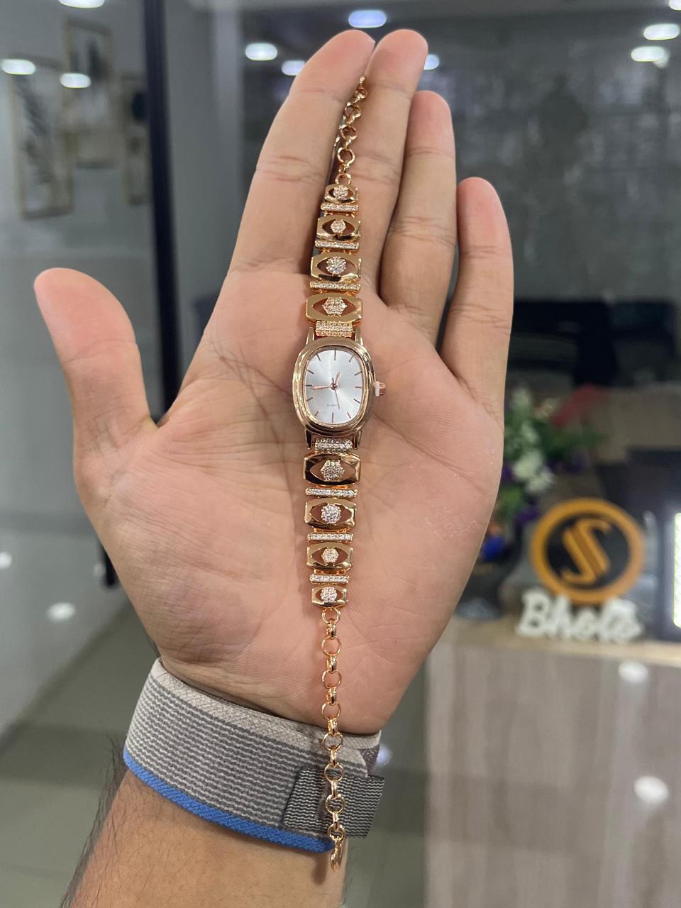 Velvet Elisse Rose Gold Women's Bracelet Watch