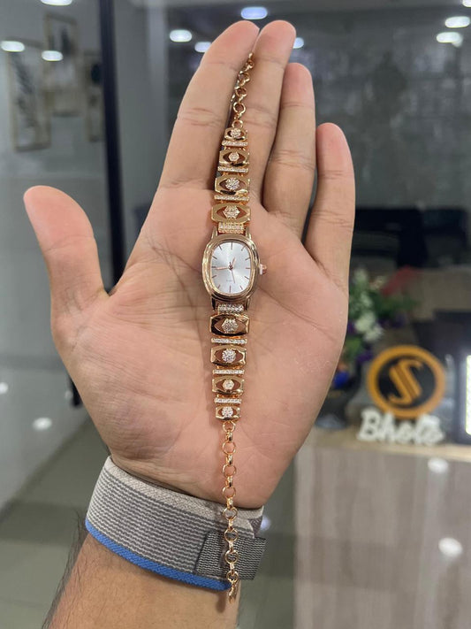 Velvet Elisse Rose Gold Women's Bracelet Watch