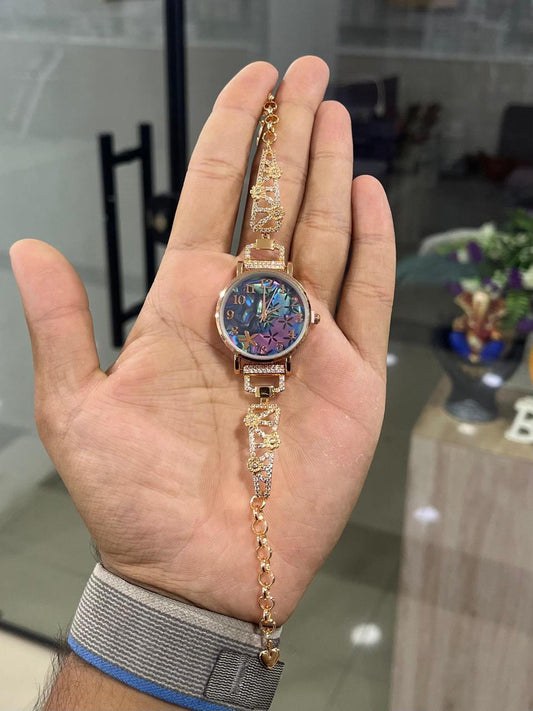 Velvet Starlight Rose Gold Women's Designer Watch