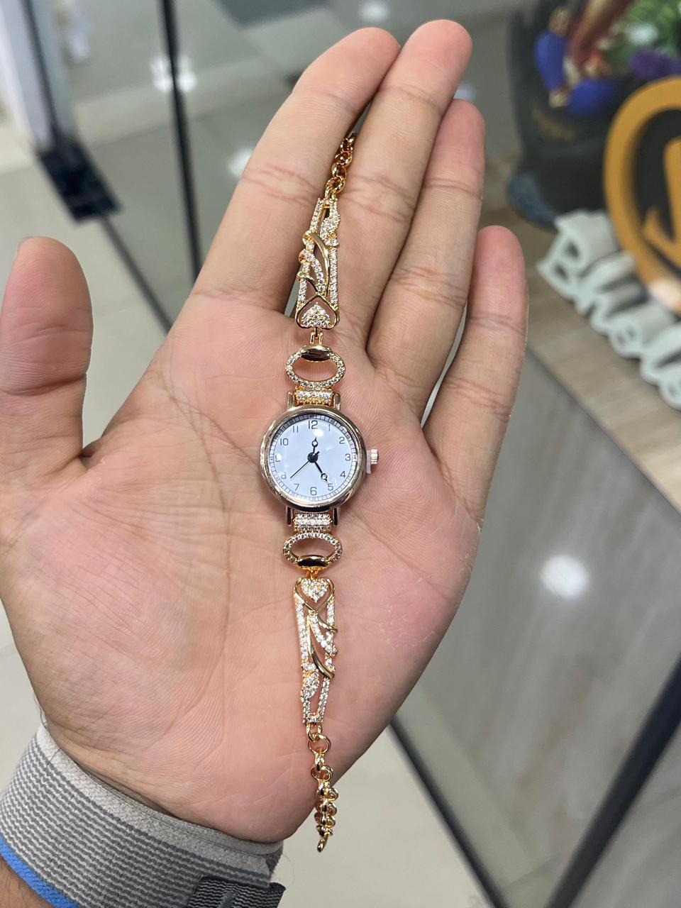 Velvet Seraphina Rose Gold Women's Bracelet Watch