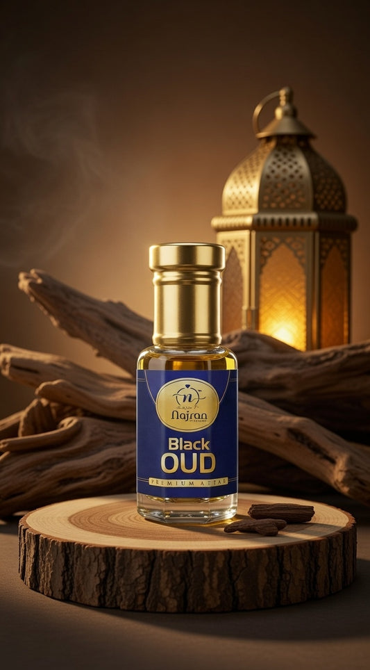 Black Oud Premium Attar Perfume Oil (12ml) | Long-Lasting Fragrance | Alcohol-Free | Unisex